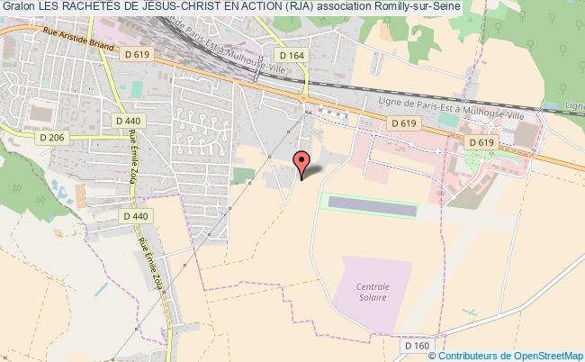 plan association Les RachetÉs De JÉsus-christ En Action (rja) Romilly-sur-Seine