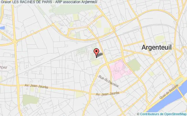 plan association Les Racines De Paris - Arp Argenteuil