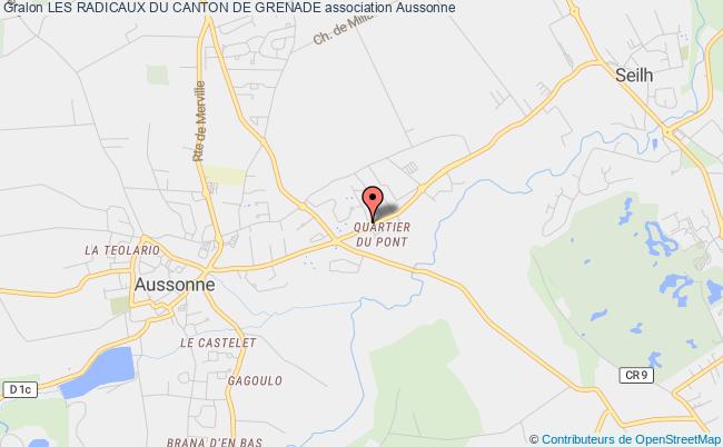 plan association Les Radicaux Du Canton De Grenade Aussonne