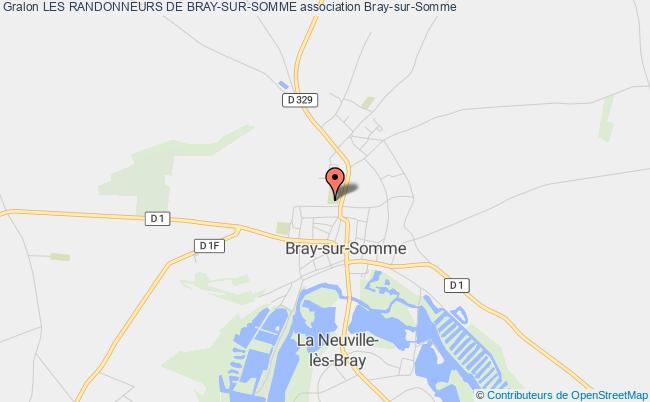 plan association Les Randonneurs De Bray-sur-somme Bray-sur-Somme