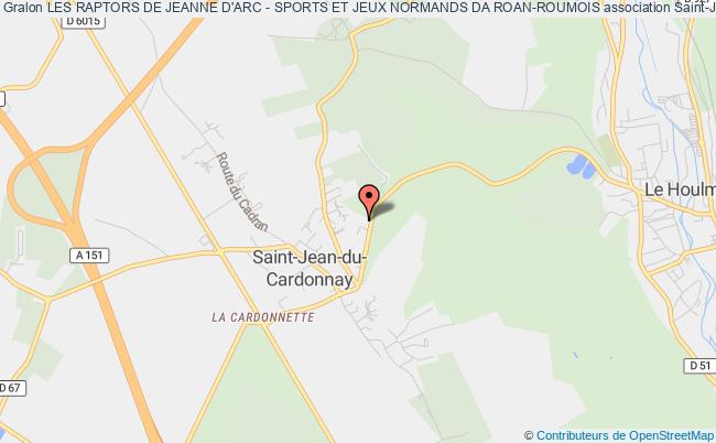 plan association Les Raptors De Jeanne D'arc - Sports Et Jeux Normands Da Roan-roumois Saint-Jean-du-Cardonnay