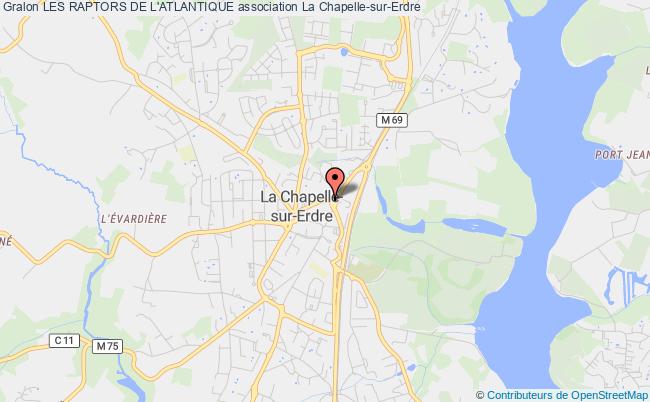plan association Les Raptors De L'atlantique La Chapelle-sur-Erdre