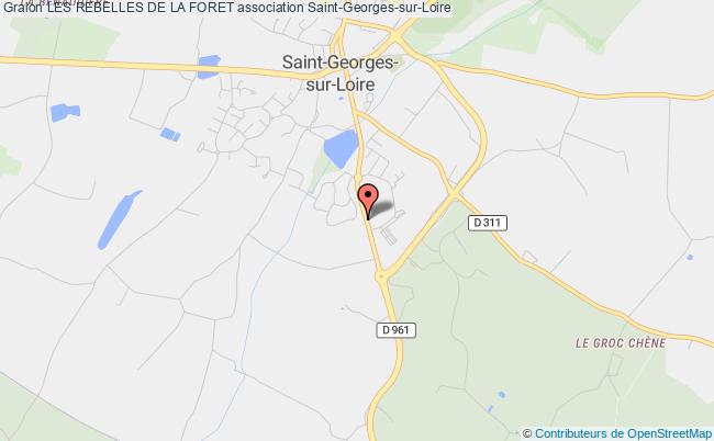 plan association Les Rebelles De La Foret Saint-Georges-sur-Loire