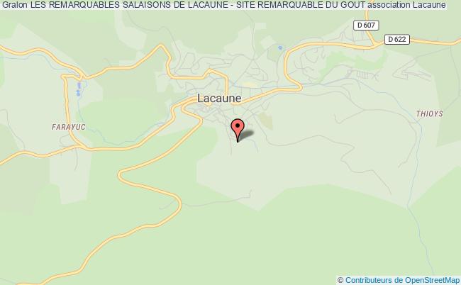 plan association Les Remarquables Salaisons De Lacaune - Site Remarquable Du Gout Lacaune