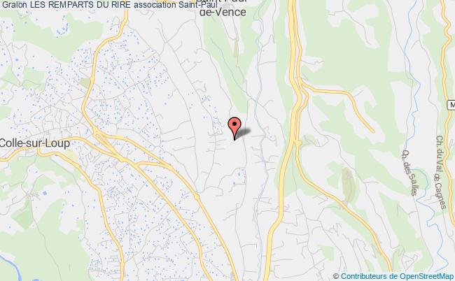 plan association Les Remparts Du Rire Saint-Paul-de-Vence