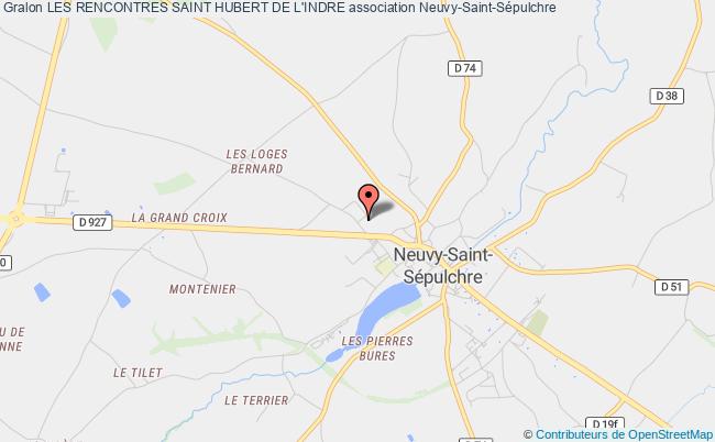 plan association Les Rencontres Saint Hubert De L'indre Neuvy-Saint-Sépulchre
