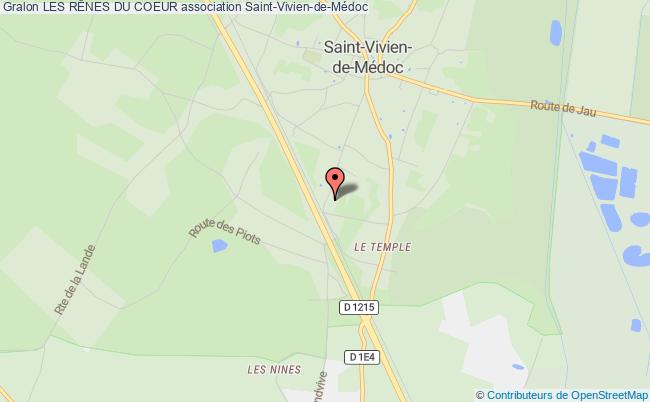 plan association Les RÊnes Du Coeur Saint-Vivien-de-Médoc