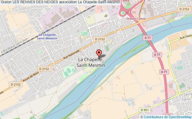 plan association Les Rennes Des Neiges Chapelle-Saint-Mesmin
