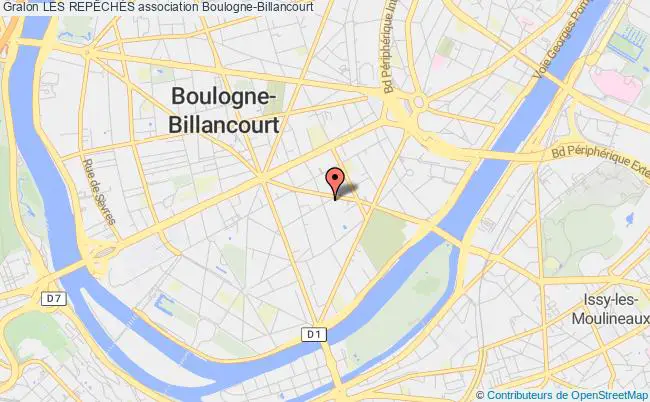 plan association Les RepÊchÉs Boulogne-Billancourt