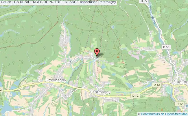plan association Les Residences De Notre Enfance Petitmagny