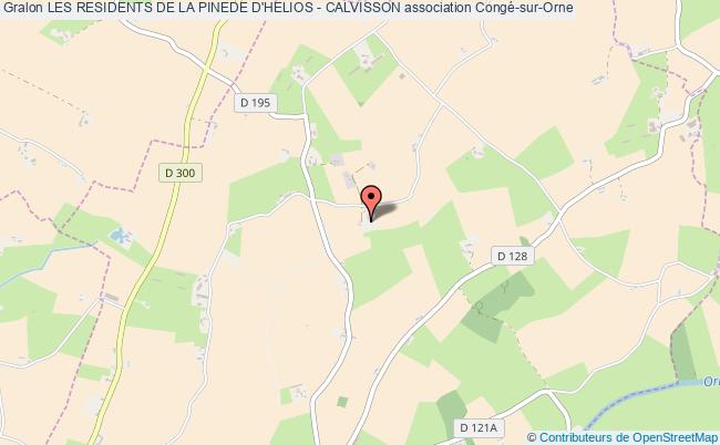 plan association Les Residents De La Pinede D'helios - Calvisson Congé-sur-Orne