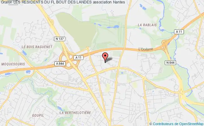 plan association Les Residents Du Fl Bout Des Landes Nantes