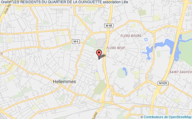plan association Les Residents Du Quartier De La Guinguette Lille