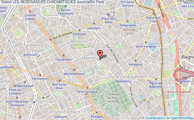 plan association Les Resonances Chromatiques Paris