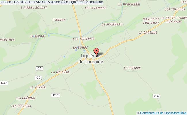 plan association Les RÊves D'andrÉa Lignières-de-Touraine