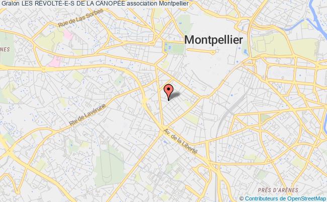 plan association Les RÉvoltÉ-e-s De La CanopÉe Montpellier