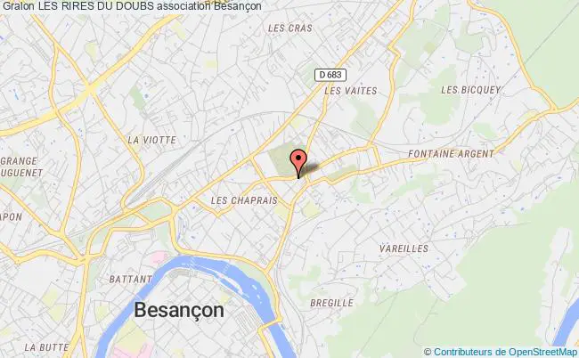 plan association Les Rires Du Doubs Besançon