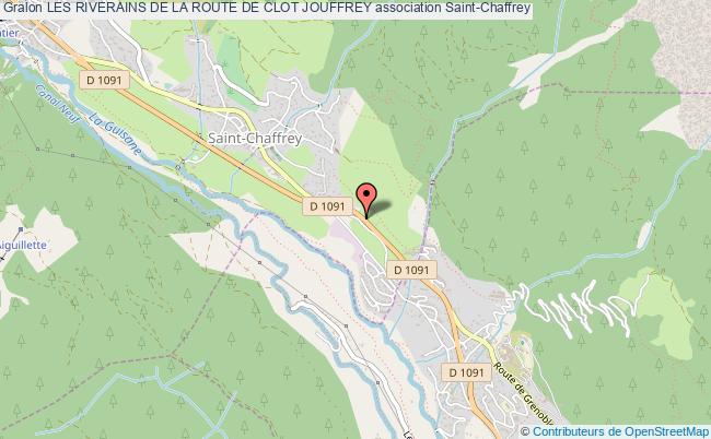 plan association Les Riverains De La Route De Clot Jouffrey Saint-Chaffrey