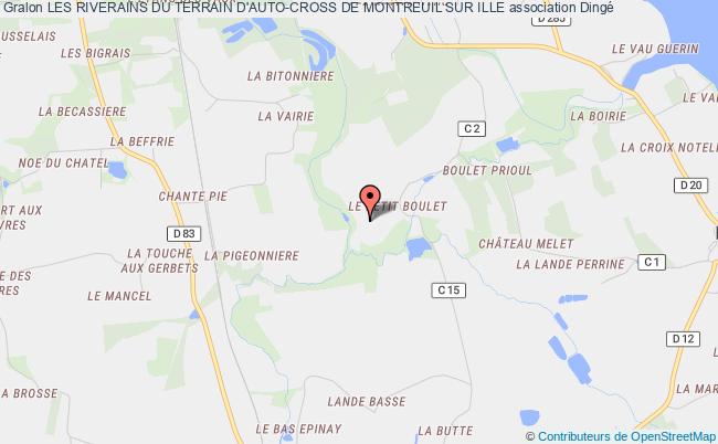 plan association Les Riverains Du Terrain D'auto-cross De Montreuil Sur Ille Dingé