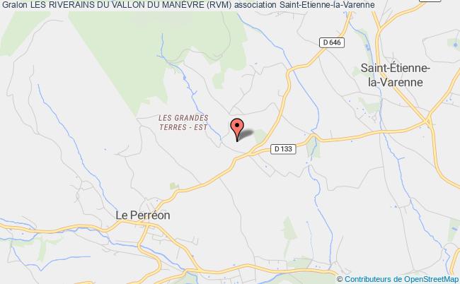 plan association Les Riverains Du Vallon Du ManÈvre (rvm) Saint-Étienne-la-Varenne