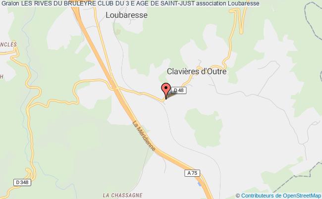 plan association Les Rives Du Bruleyre Club Du 3 E Age De Saint-just Val d'Arcomie