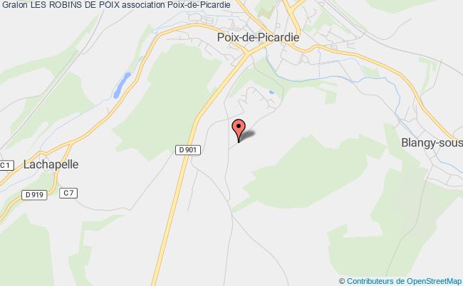 plan association Les Robins De Poix Poix-de-Picardie