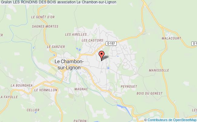 plan association Les Rondins Des Bois Chambon-sur-Lignon