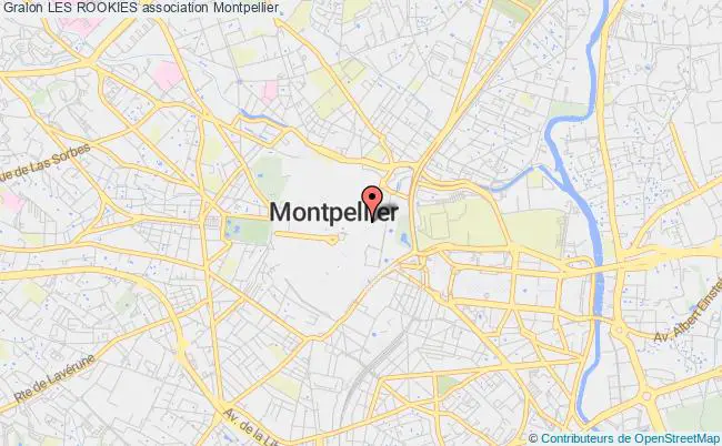 plan association Les Rookies Montpellier