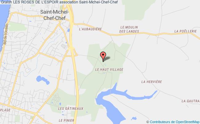 plan association Les Roses De L'espoir Saint-Michel-Chef-Chef