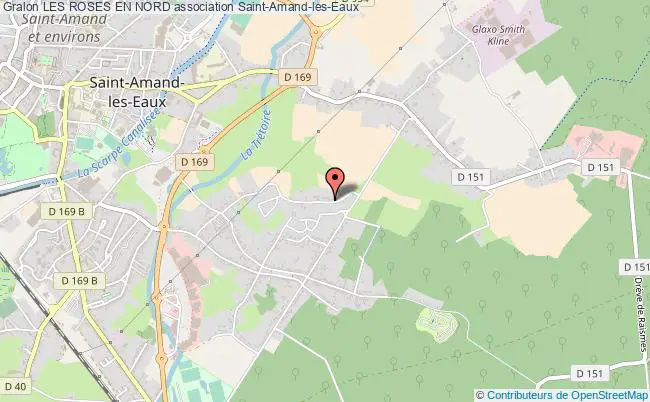 plan association Les Roses En Nord Saint-Amand-les-Eaux