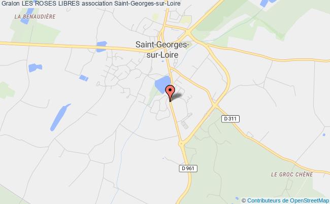 plan association Les Roses Libres Saint-Georges-sur-Loire