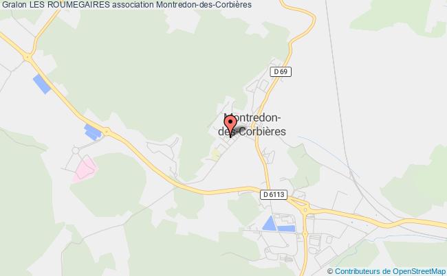 plan association Les Roumegaires Montredon-des-Corbières