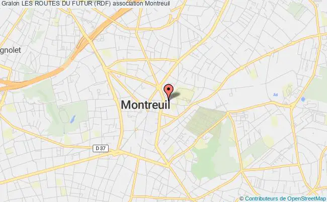 plan association Les Routes Du Futur (rdf) Montreuil