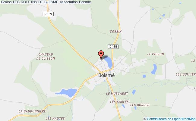 plan association Les Routins De Boisme Boismé