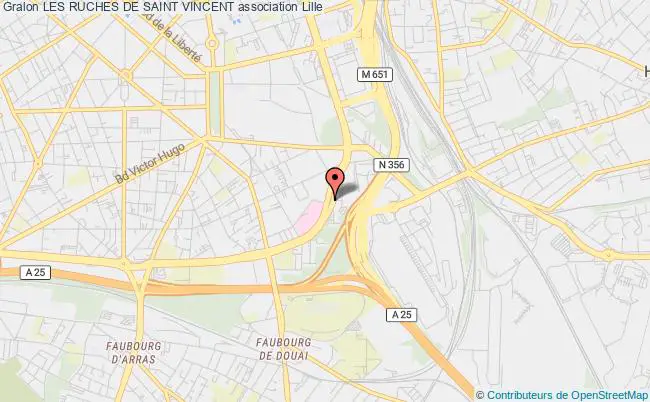 plan association Les Ruches De Saint Vincent Lille