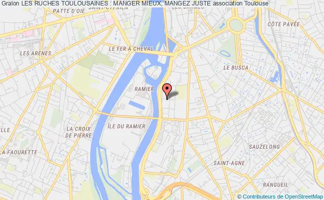 plan association Les Ruches Toulousaines : Manger Mieux, Mangez Juste Toulouse