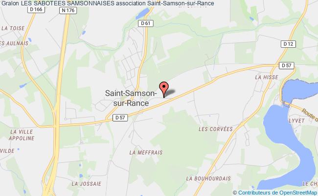 plan association Les Sabotees Samsonnaises Saint-Samson-sur-Rance