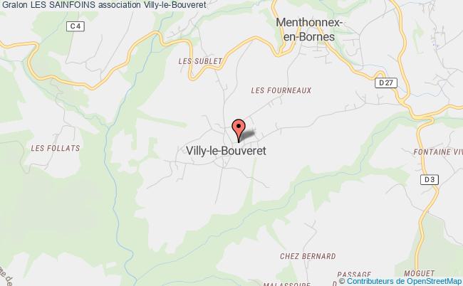 plan association Les Sainfoins Villy-le-Bouveret