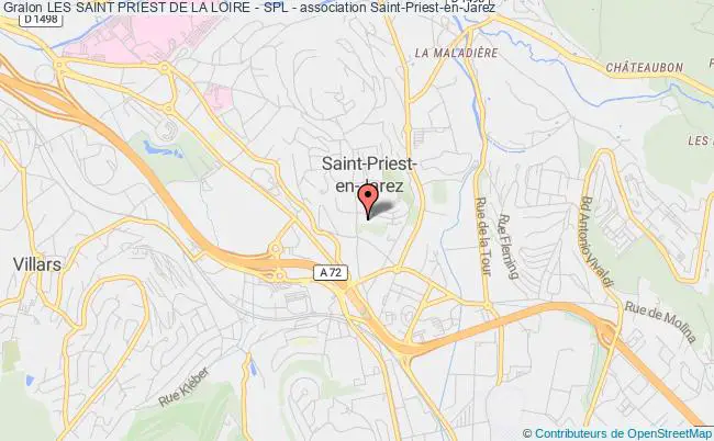 plan association Les Saint Priest De La Loire - Spl - Saint-Priest-en-Jarez