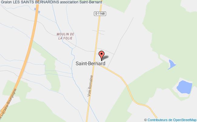 plan association Les Saints Bernardins Saint-Bernard