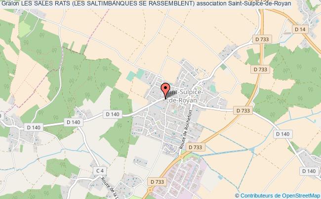 plan association Les Sales Rats (les Saltimbanques Se Rassemblent) Saint-Sulpice-de-Royan