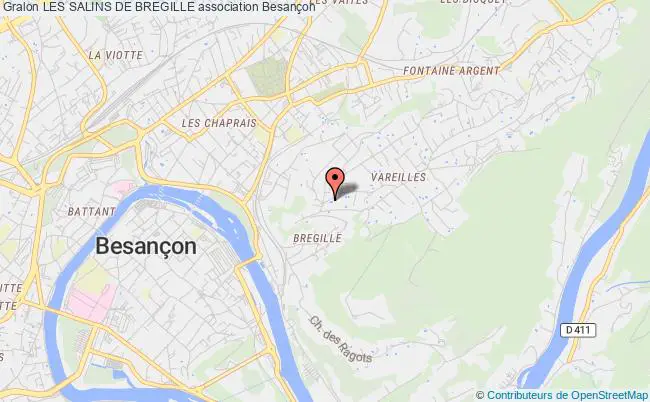 plan association Les Salins De Bregille Besançon