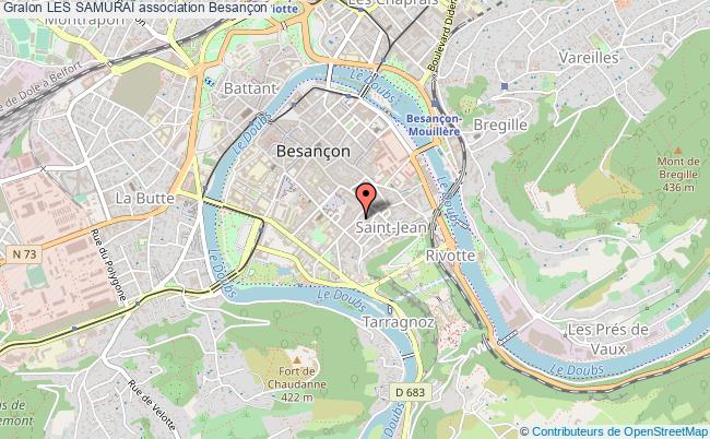 plan association Les SamuraÏ Besançon