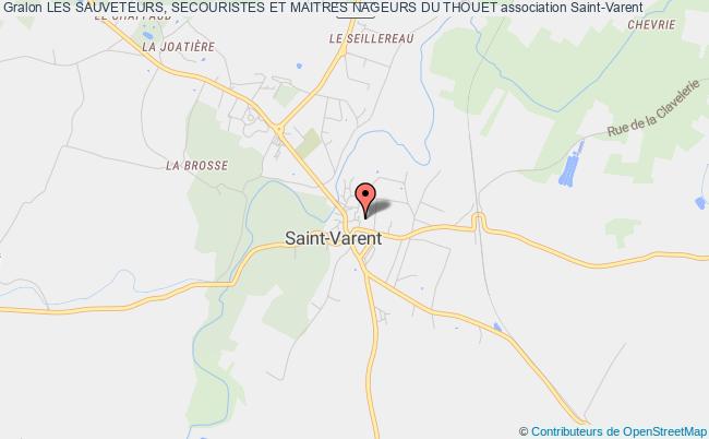 plan association Les Sauveteurs, Secouristes Et Maitres Nageurs Du Thouet Saint-Varent