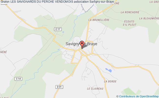 plan association Les Savignards Du Perche Vendomois Savigny-sur-Braye