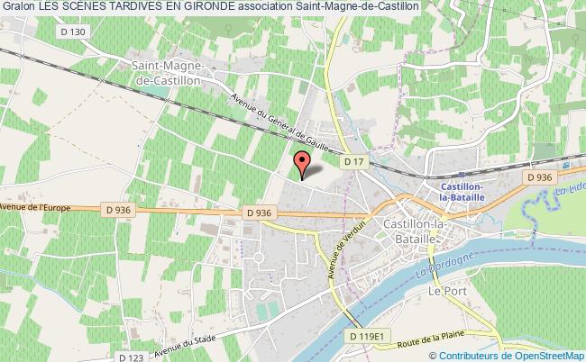 plan association Les ScÈnes Tardives En Gironde Saint-Magne-de-Castillon