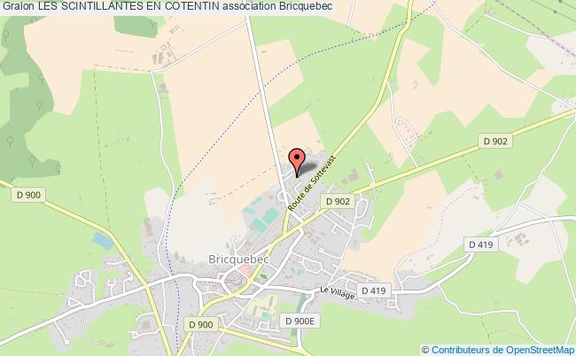 plan association Les Scintillantes En Cotentin Bricquebec-en-Cotentin