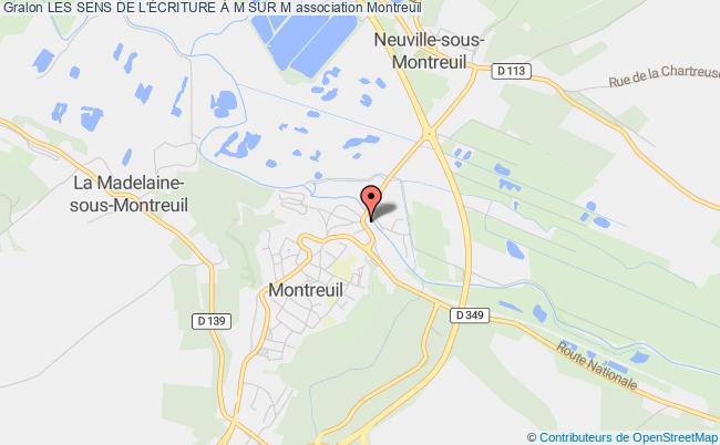 LES SENS DE L'ÉCRITURE À M SUR M