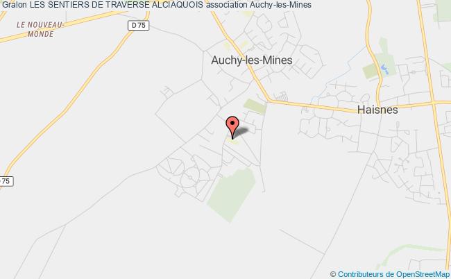 plan association Les Sentiers De Traverse Alciaquois Auchy-les-Mines