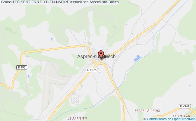 plan association Les Sentiers Du Bien-naÎtre Aspres-sur-Buëch